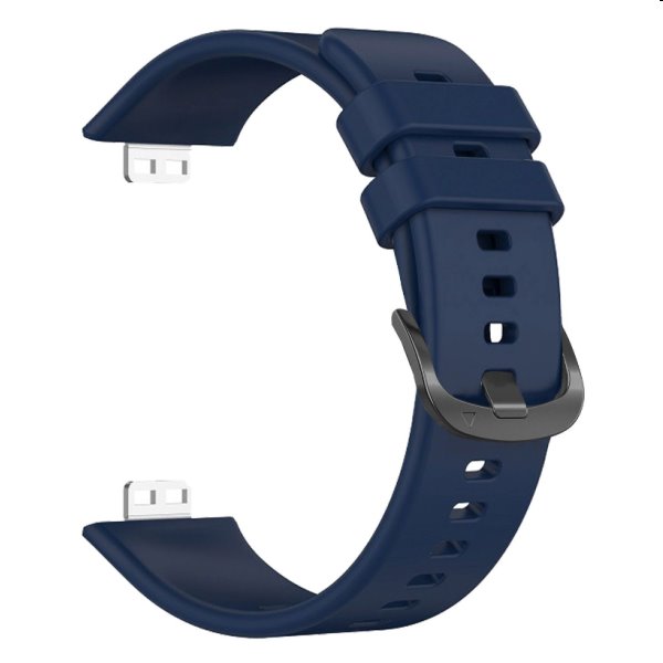 FIXED Silikónový remienok pre Huawei Watch FIT, modrá