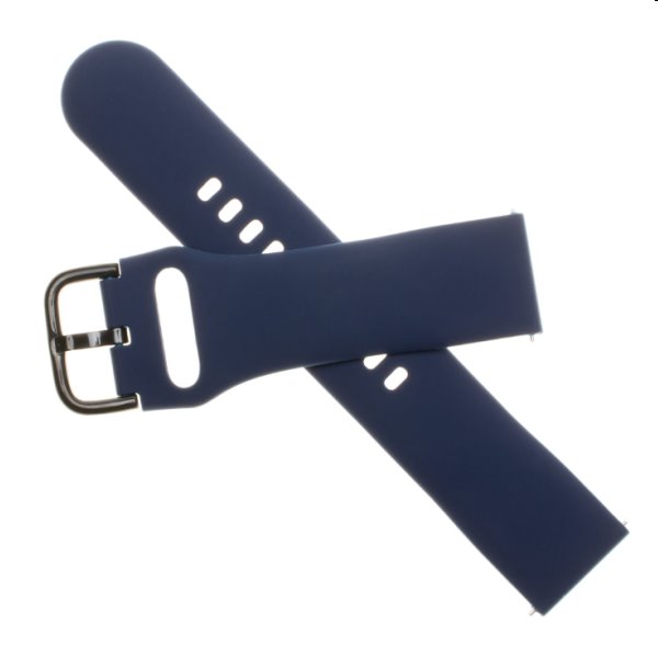 FIXED Silikónový remienok s Quick Release so šírkou 22 mm pre inteligentné hodinky, modrá FIXED Silikónový remienok s Quick Release so šírkou 22 mm pre inteligentné hodinky, modrá