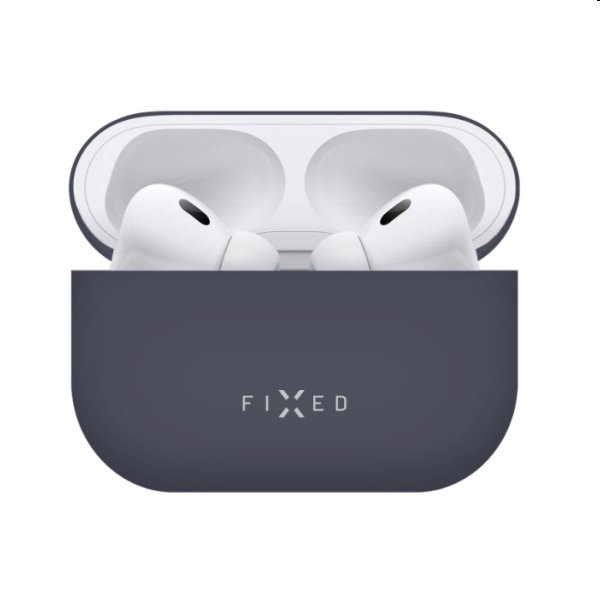 FIXED Silky Silikónové puzdro pre Apple AirPods Pro 2, modré