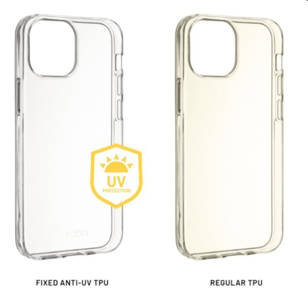 FIXED TPU Gélové puzdro Slim AntiUV pre Samsung Galaxy S23 Ultra, transparentné