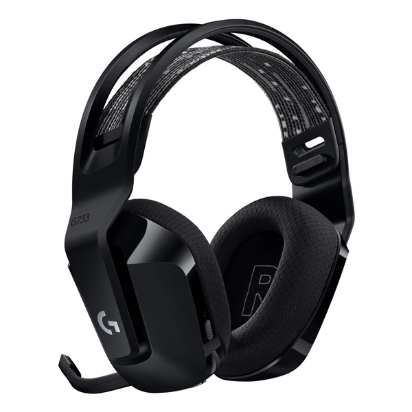 Logitech G733 LIGHTSPEED Wireless RGB Gaming Headset, Black