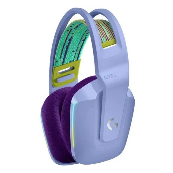 Logitech G733 LIGHTSPEED Wireless RGB Gaming Headset, Lilac