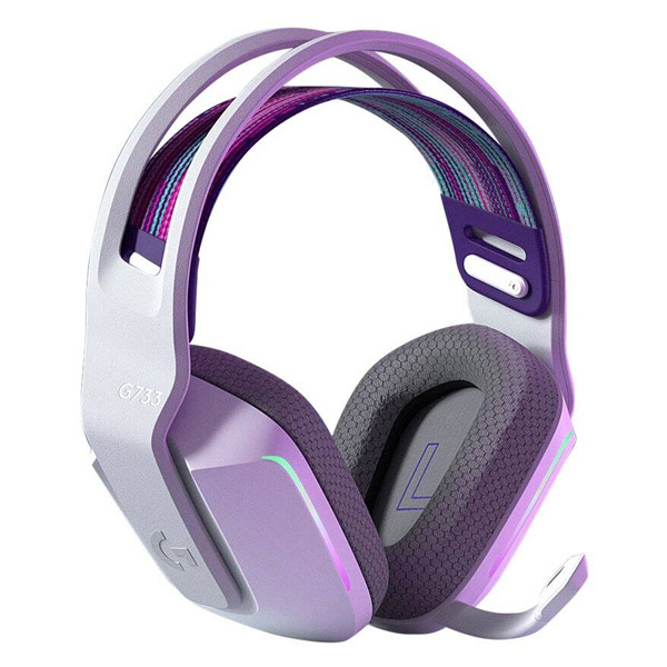 Logitech G733 LIGHTSPEED Wireless RGB Gaming Headset, White
