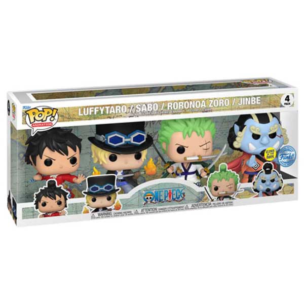 POP! Animation: 4 Pack (One Piece) Special Editon (Glows in The Dark) POP! Animation: 4 Pack (One Piece) Special Editon (Glows in The Dark)
