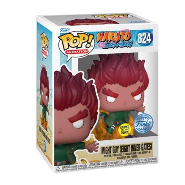 POP! Animation: Might Guy (Eight Inner Gates) (Naruto Shippuden) Special Edition (Glows in The Dark)