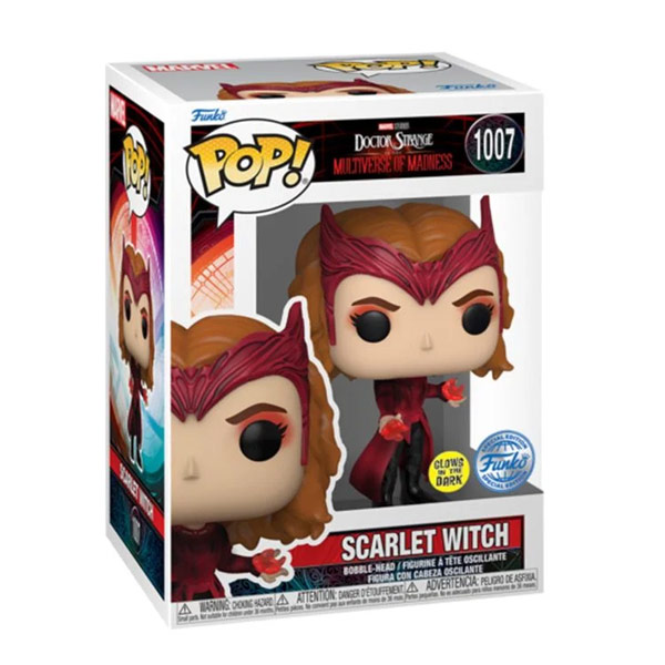 POP! Dr. Strange in the Multiverse of Madness: Scarlet Witch (Marvel) Glows in The Dark (Special Edition) POP! Dr. Strange in the Multiverse of Madness: Scarlet Witch (Marvel) Glows in The Dark (Special Edition)