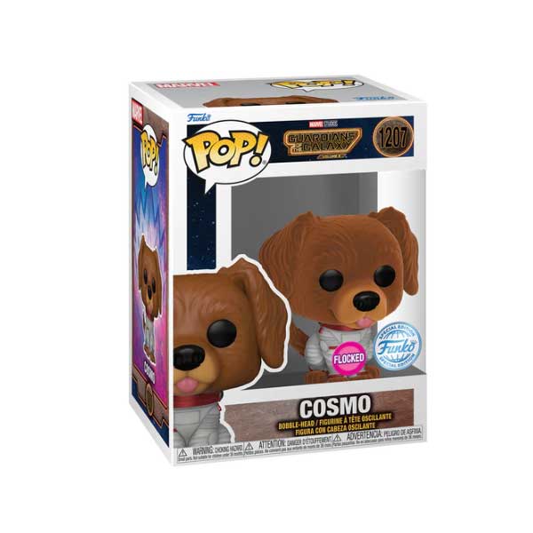 POP! Guardians of the Galaxy Vol.3: Cosmo (Marvel) Special Edition Flocked