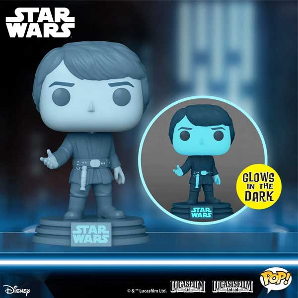 POP! Holographic Luke Skywalker (Star Wars) Special Edition (Glows in The Dark)