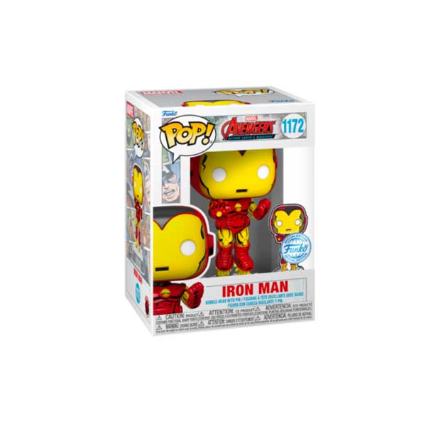 POP! Iron Man (Marvel) Special Edition + odznak POP! Iron Man (Marvel) Special Edition + odznak