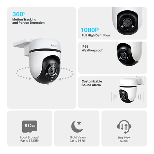 TP-Link Tapo C500 Smart vonkajšia kamera TP-Link Tapo C500 Smart vonkajšia kamera