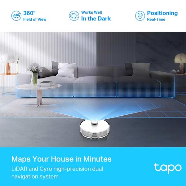 Tp-link Tapo RV30 Plus, Robot Vacuum Cleaner