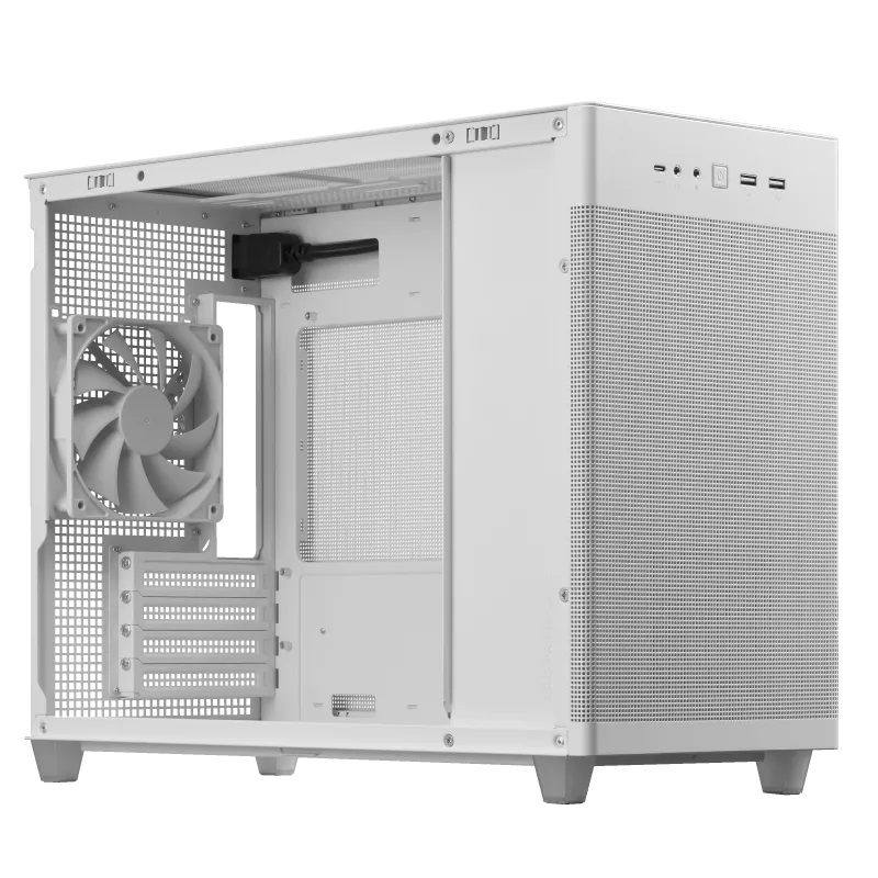 ASUS AP201 PRIME Biela Edícia, Mini Tower PC skrinka, biela