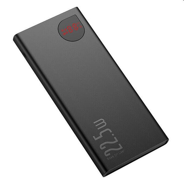 Baseus Adaman 22.5W Quick Charge Powerbank 10000mAh, 20W, čierna