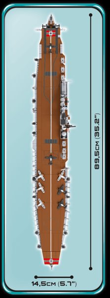 Cobi loď Aircraft Carrier Graf Zeppelin Cobi loď Aircraft Carrier Graf Zeppelin