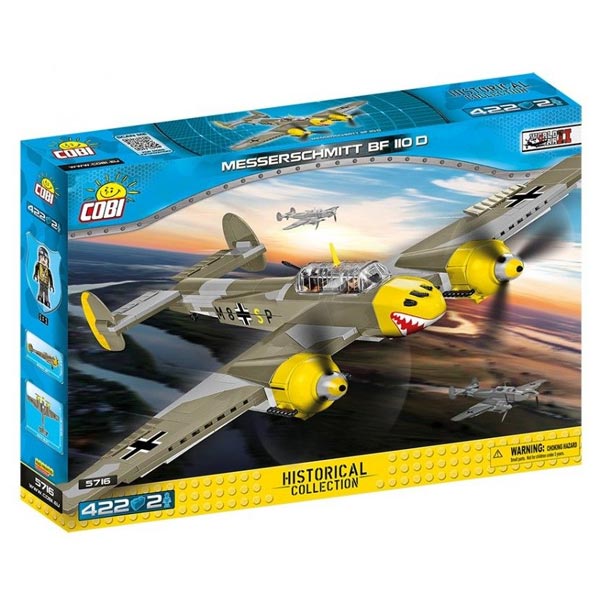 Cobi World War II lietadlo Messerschmitt BF 110 B