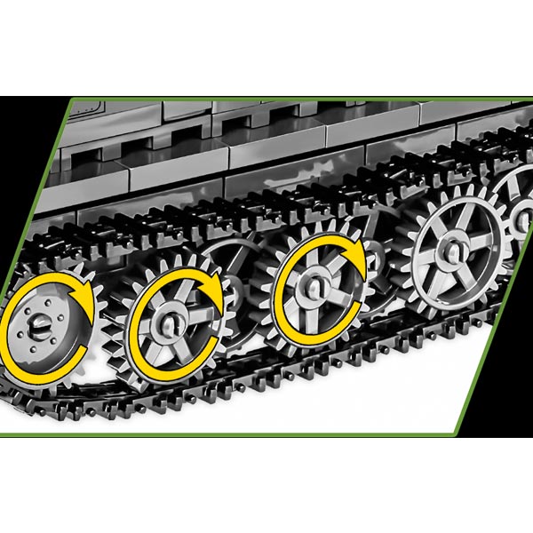 Cobi World War II polopásové vozidlo SD.KFZ.7 Half-Track