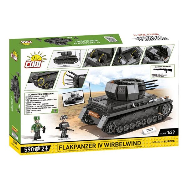 Cobi World War II tank Flakpanzer IV Wirbelwind