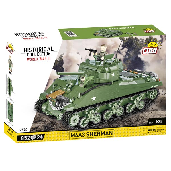 Cobi World War II tank M4A3 Sherman