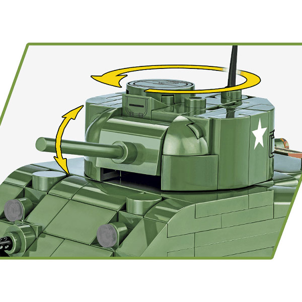 Cobi World War II tank Sherman M4A1