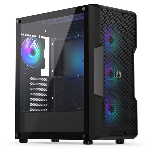 ENDORFY case Regnum 400 ARGB / ATX / 4x120mm ARGB / 2xUSB / presklená bočnice / čierna