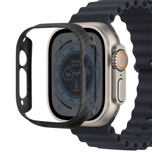 Kryt Tactical Zulu Aramid Apple Watch Ultra 49 mm, čierna