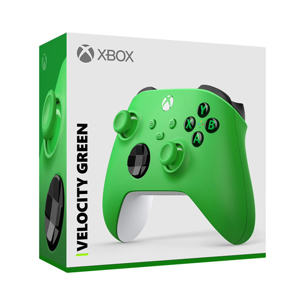 Microsoft Xbox Bezdrôtový ovládač, velocity green