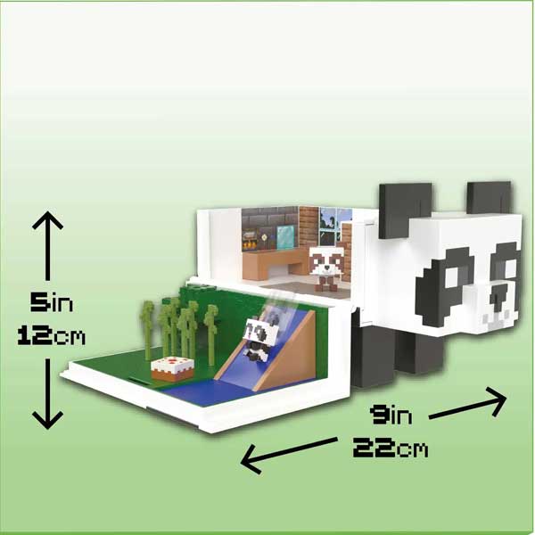 Mini Hobhead Panda Play Set (Minecraft)