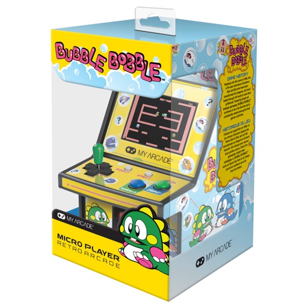 My Arcade retro herná konzola mikro 6,75" Bubble Bobble