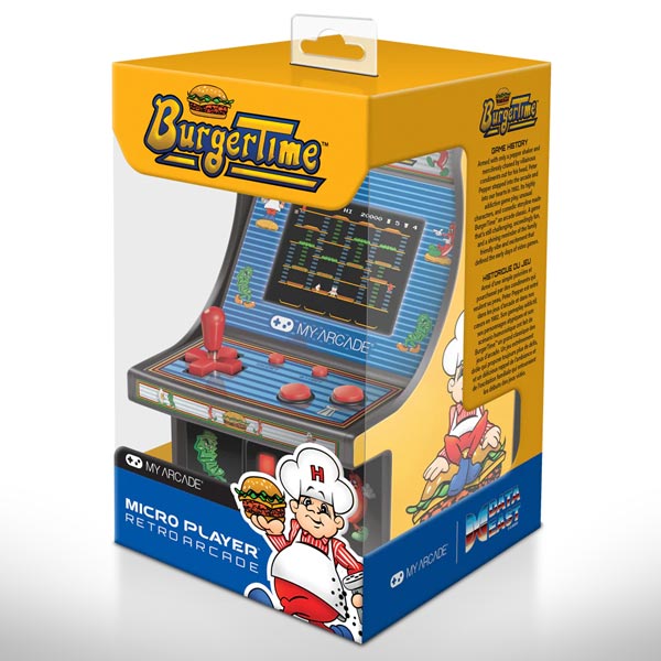 My Arcade retro herná konzola mikro 6,75" BurgerTime My Arcade retro herná konzola mikro 6,75" BurgerTime