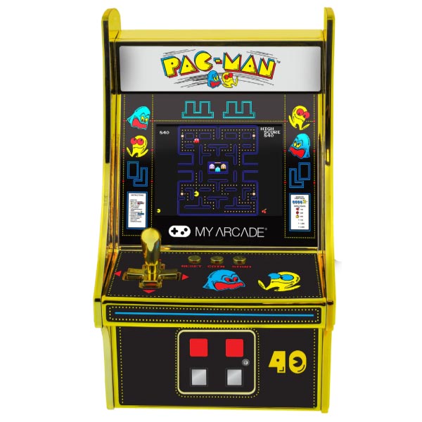 My Arcade retro herná konzola mikro 6,75" Pac-Man 40. výročie (Premium Edícia)