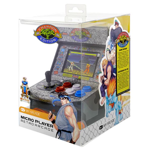 My Arcade retro herná konzola mikro 7,5" Street Fighter II Champion Edícia (Premium Edícia)