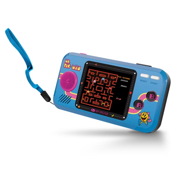 My Arcade retro vrecková konzola Ms. Pac-Man (3 v 1)