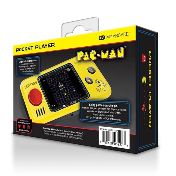 My Arcade vrecková konzola Pac-Man (3 v 1)