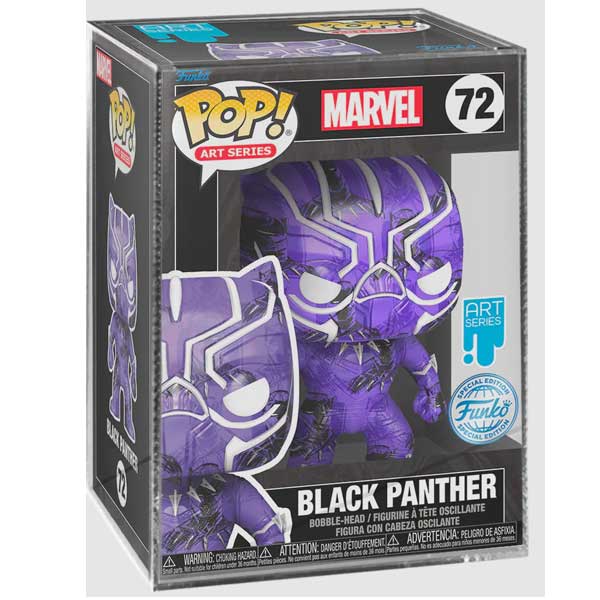POP! Art: Black Panther (Marvel) (with Plastic Case) Special Edition