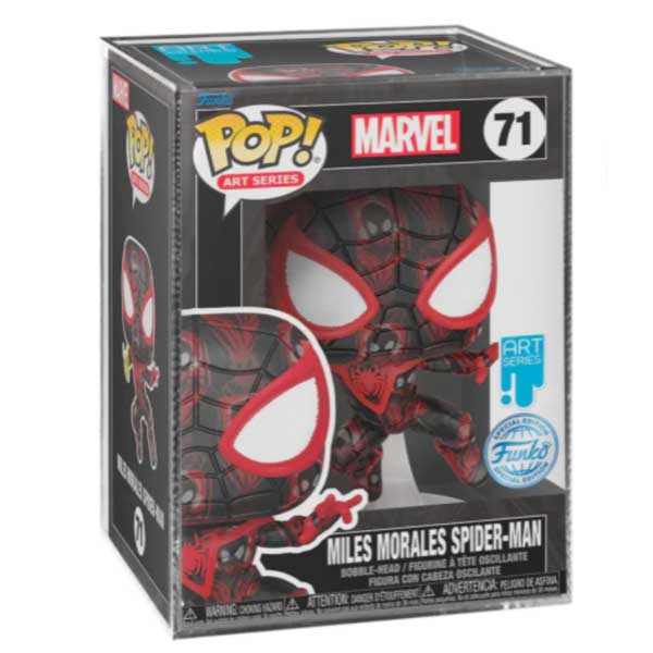 POP! Art: Miles Morales Spider Man (Marvel) (with Plastic Case) Special Edition