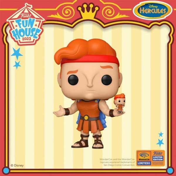 POP! Disney: Hercules with Action Figure 2023 Wondrous Convention Limited Edition POP! Disney: Hercules with Action Figure 2023 Wondrous Convention Limited Edition