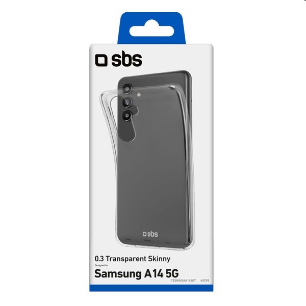 Zadný kryt SBS Skinny pre Samsung Galaxy A14 5G, transparent