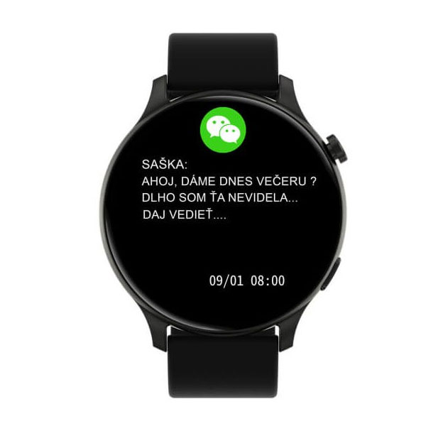 Smart hodinky Carneo Heiloo HR+, čierne Smart hodinky Carneo Heiloo HR+, čierne