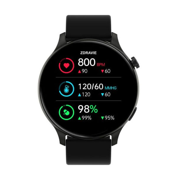 Smart hodinky Carneo Heiloo HR+, čierne Smart hodinky Carneo Heiloo HR+, čierne