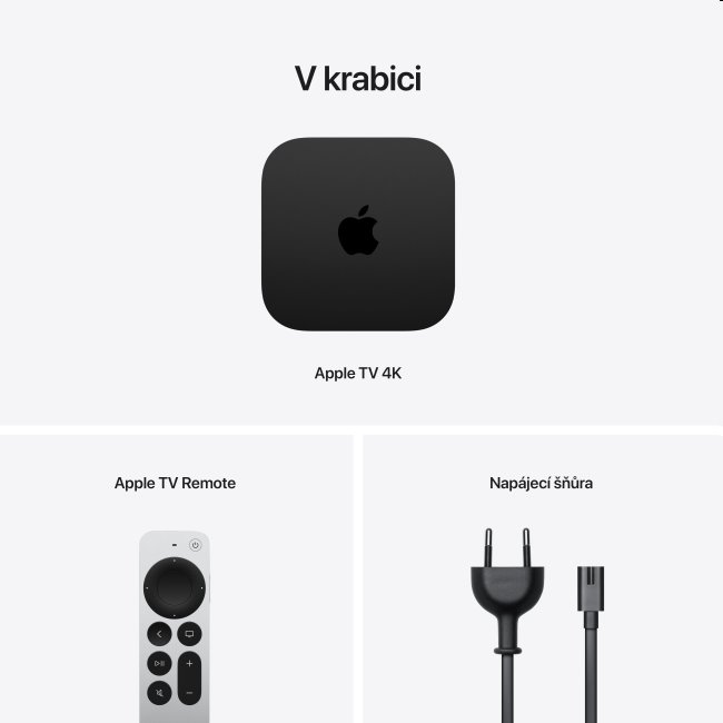 Apple TV 4K WiFi a Ethernet so 128 GB úložiskom (2022)