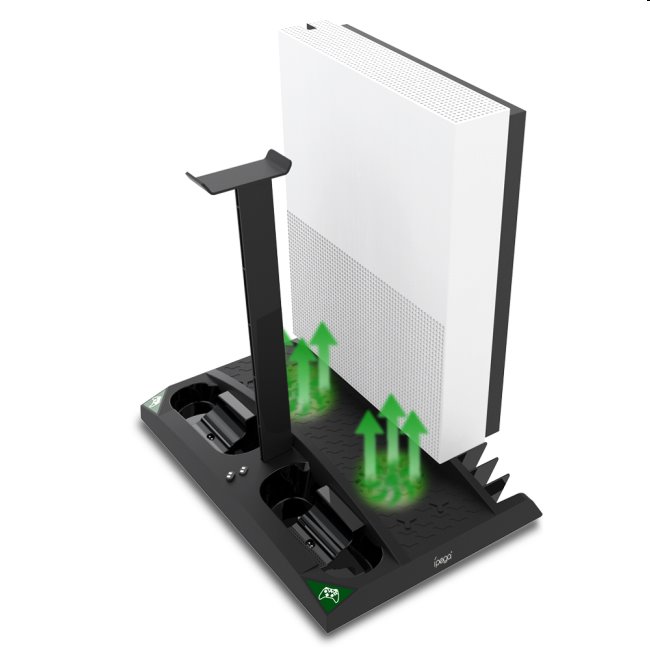 Dokovacia stanica iPega XB007 pre Xbox One, One S a One X, bezdrôtový controller a slúchadlá Dokovacia stanica iPega XB007 pre Xbox One, One S a One X, bezdrôtový controller a slúchadlá