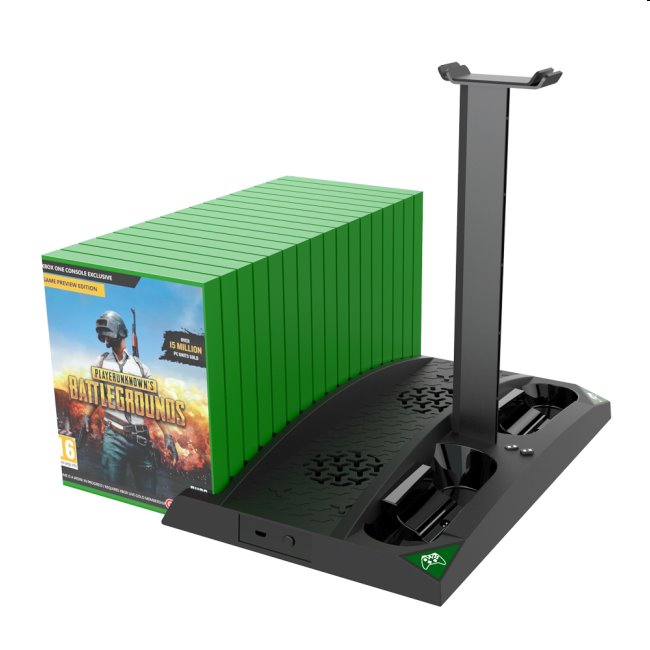 Dokovacia stanica iPega XB007 pre Xbox One, One S a One X, bezdrôtový controller a slúchadlá