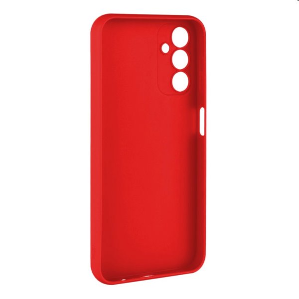 Zadný pogumovaný kryt FIXED Story pre Samsung Galaxy A14/A14 5G, červená