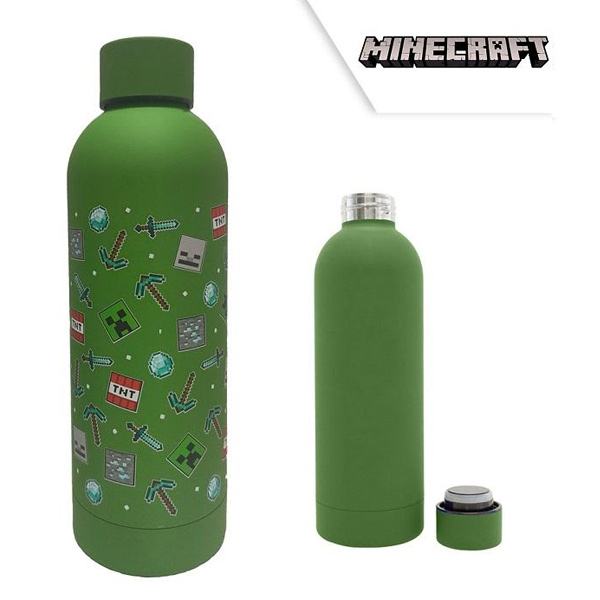 Fľaša z nerezovej ocele 500 ml (Minecraft)