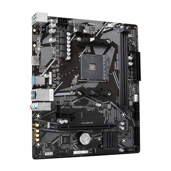 GIGABYTE A520M K Základná doska, AMD A520, AM4, 2xDDR4, mATX