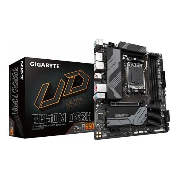 GIGABYTE B650M DS3H Základná doska, AMD B650, AM5, 4xDDR5, mATX