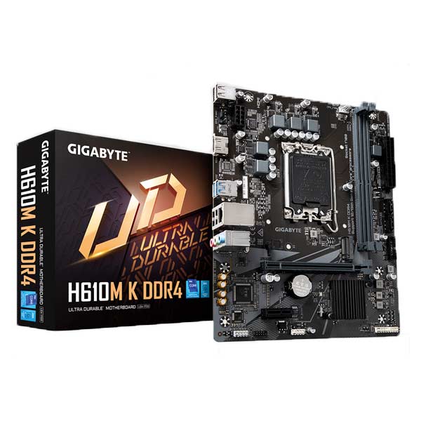 GIGABYTE H610M K DDR4 Základná doska, Intel H610, Socket1700, 2xDDR4, mATX