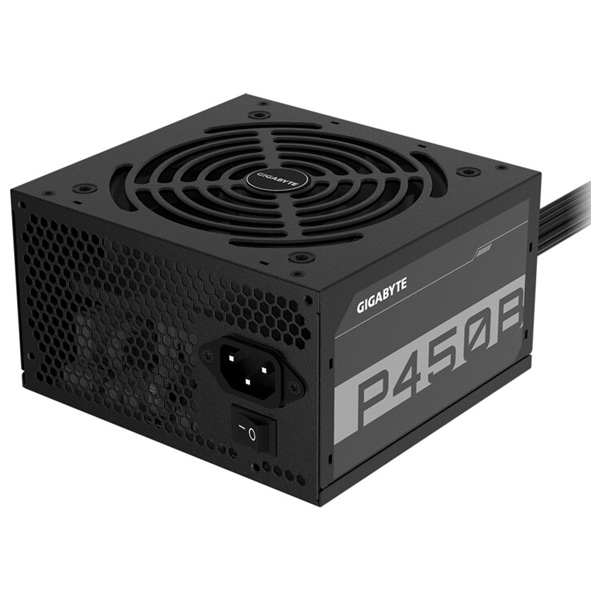 GIGABYTE Zdroj P450B, 450 W 80+ Bronze OVP/OPP/SCP/UVP/OCP/OTP ochrana, čierny