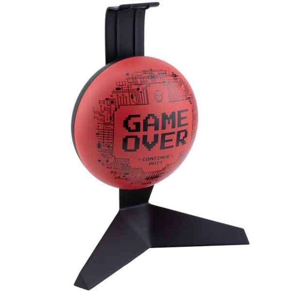 Game Over Stojan na slúchadlá s funkciou LED osvetlenia