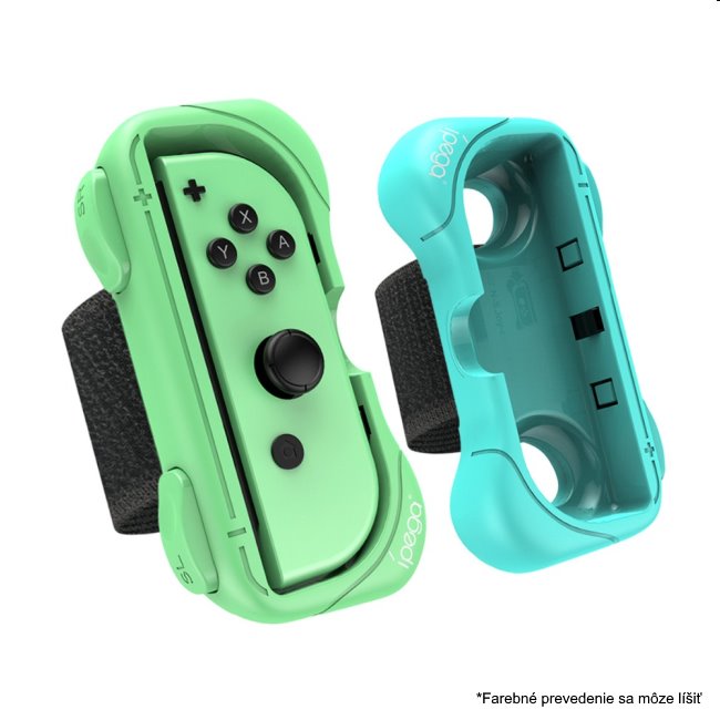 iPega Grip s popruhom pre Nintendo Joy-Con ovládače, modrý/červený (2ks)